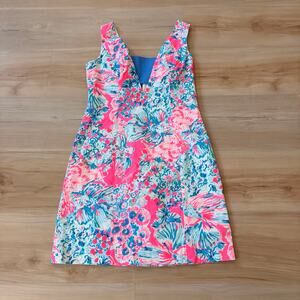 Lilly Pulitzer Cassa Shift dress Tiki Pink Gypse 00